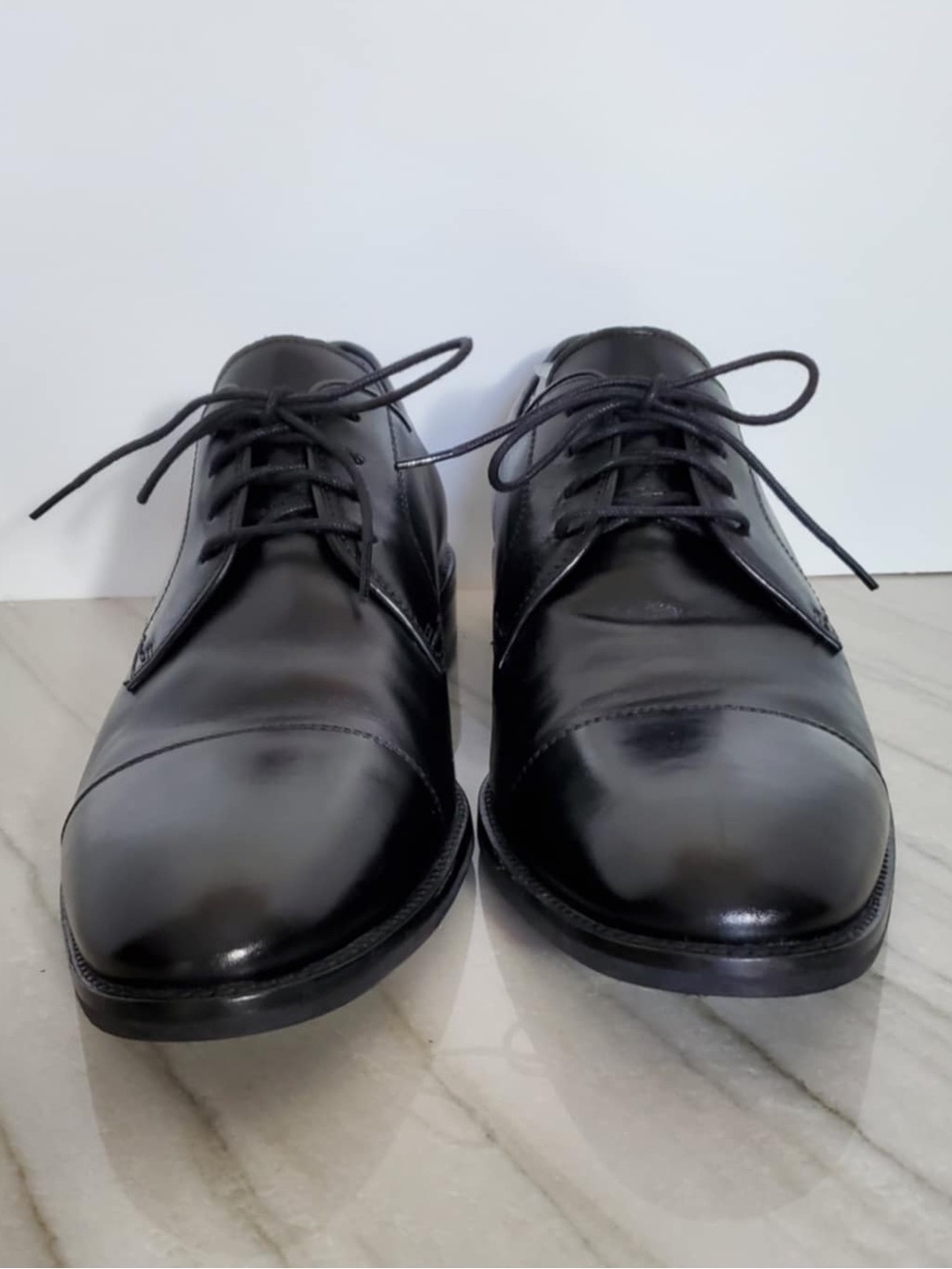 Cole Haan Grand OS Mens Size 10.5 Black Leather Cap Toe Oxfords Dress Shoes - Picture 5 of 12